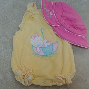 12 mo romper & hat